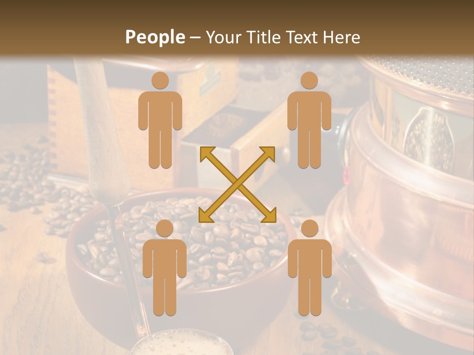 Background Coffee Market PowerPoint Template