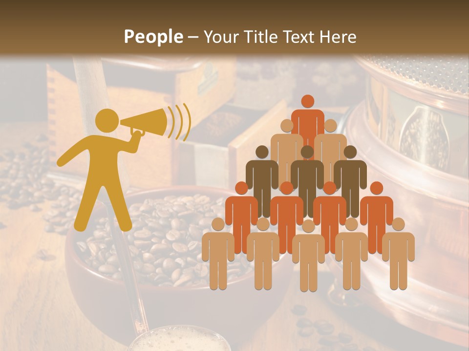 Background Coffee Market PowerPoint Template