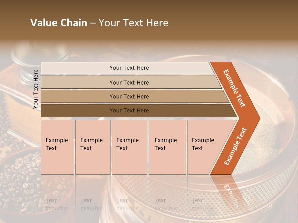 Drink Dark Saucer PowerPoint Template