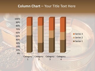 Drink Dark Saucer PowerPoint Template