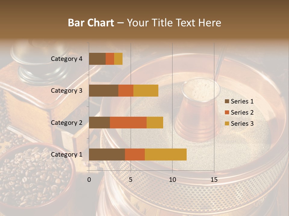 Drink Dark Saucer PowerPoint Template