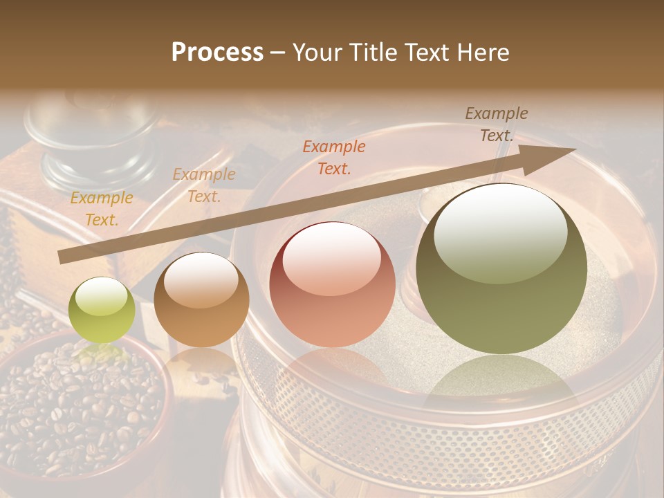 Drink Dark Saucer PowerPoint Template