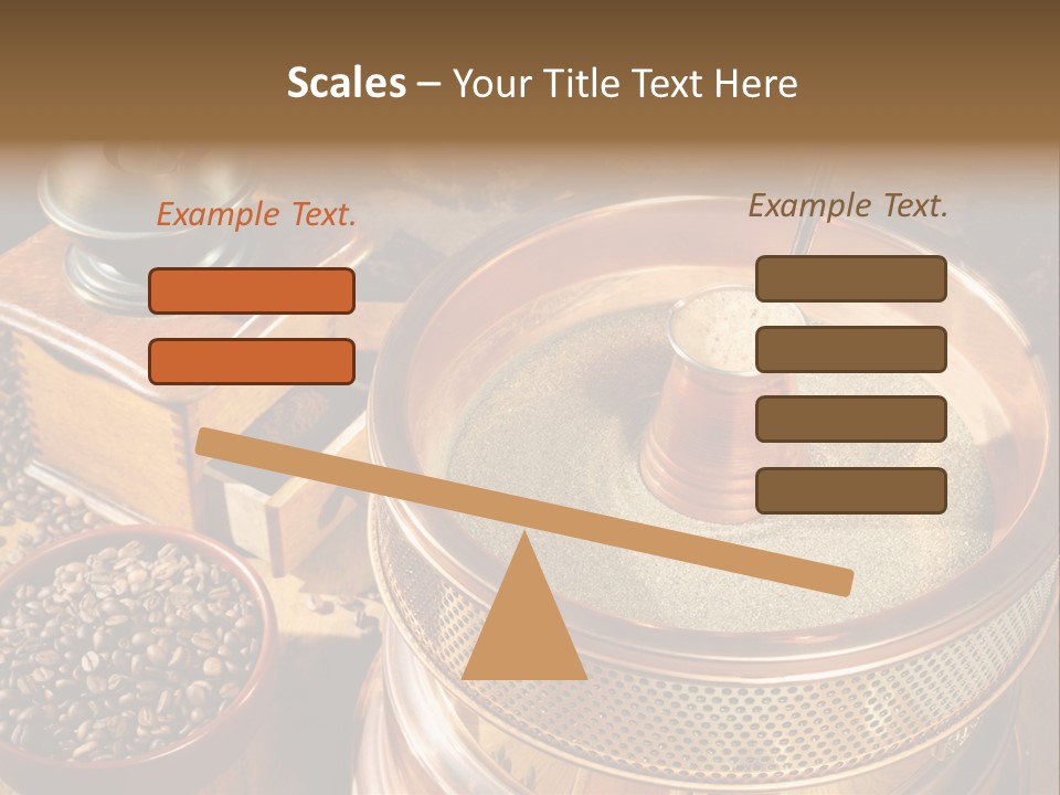 Drink Dark Saucer PowerPoint Template