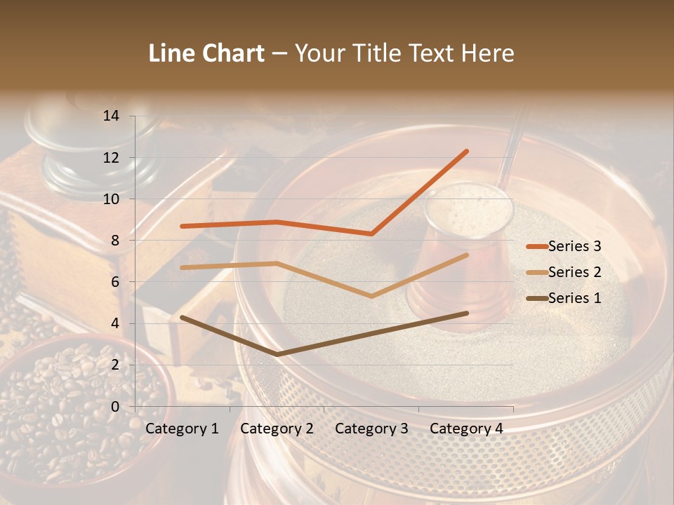 Drink Dark Saucer PowerPoint Template