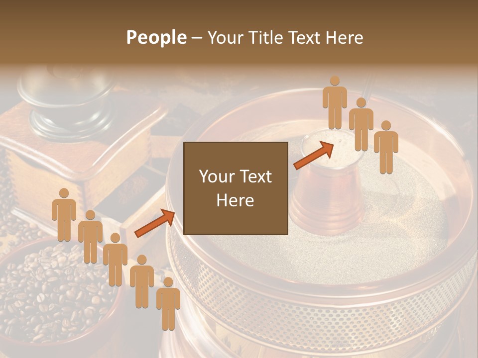 Drink Dark Saucer PowerPoint Template