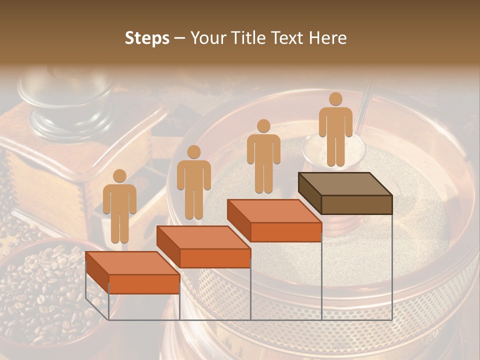 Drink Dark Saucer PowerPoint Template