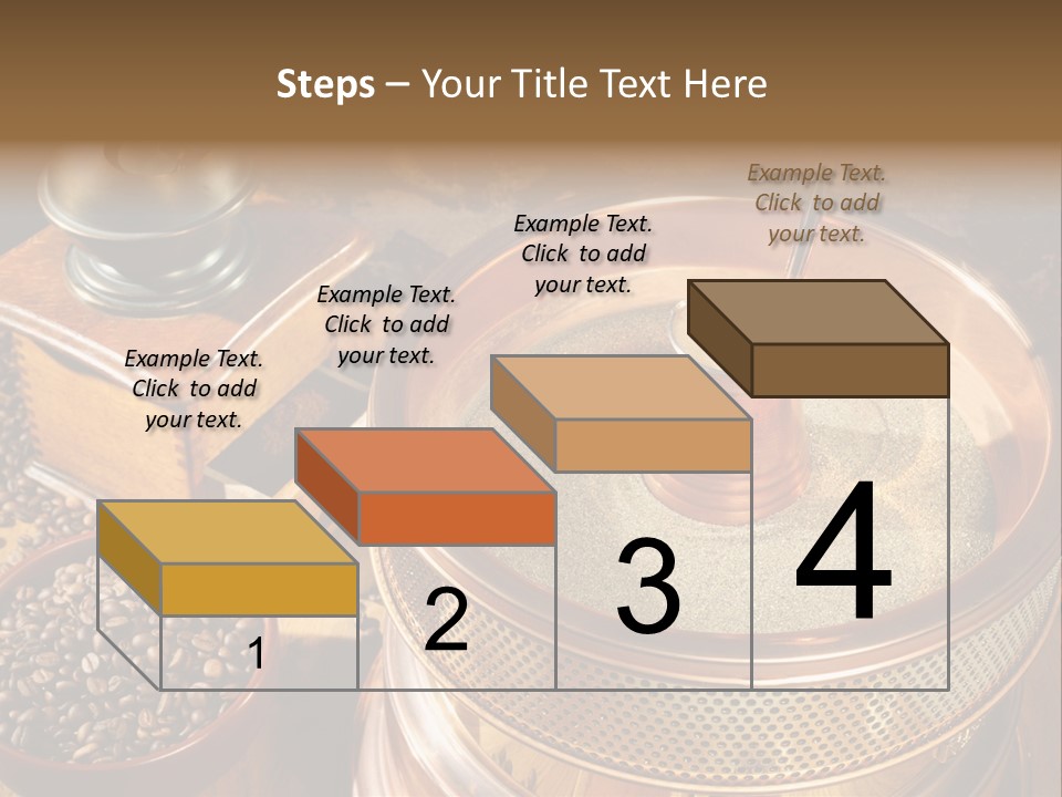 Drink Dark Saucer PowerPoint Template