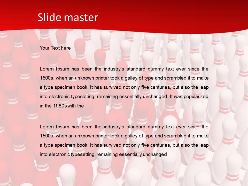 Team White Vector PowerPoint Template