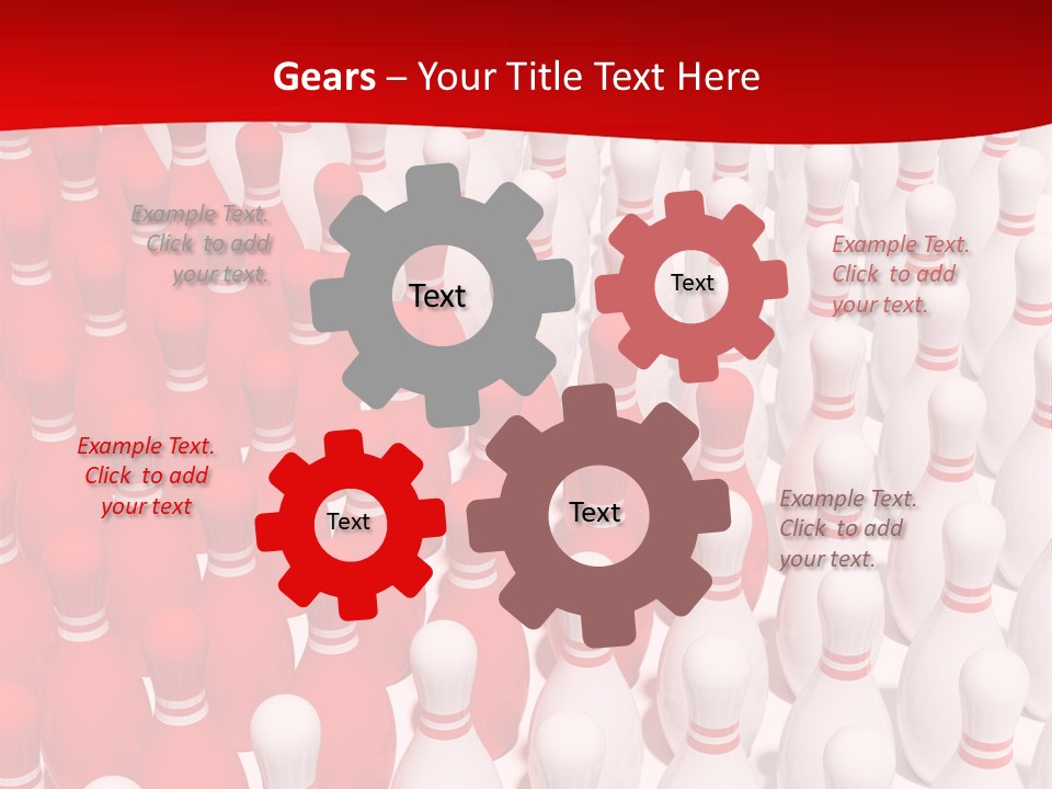 Team White Vector PowerPoint Template