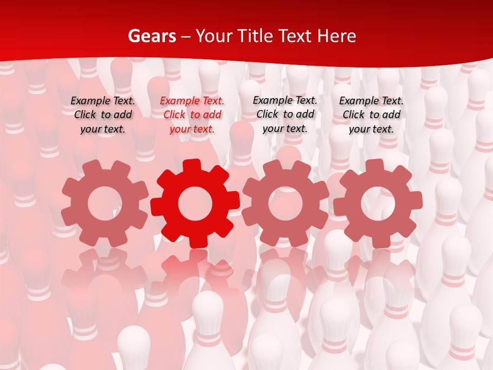 Team White Vector PowerPoint Template