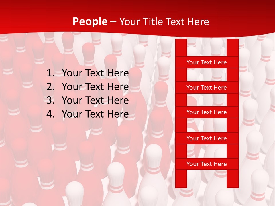 Team White Vector PowerPoint Template