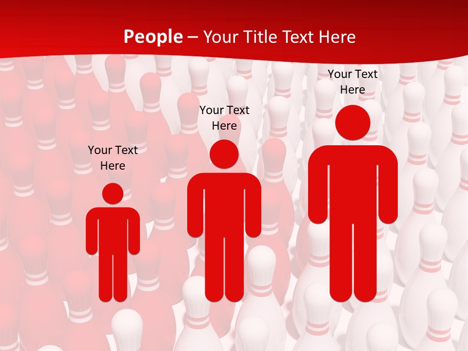 Team White Vector PowerPoint Template