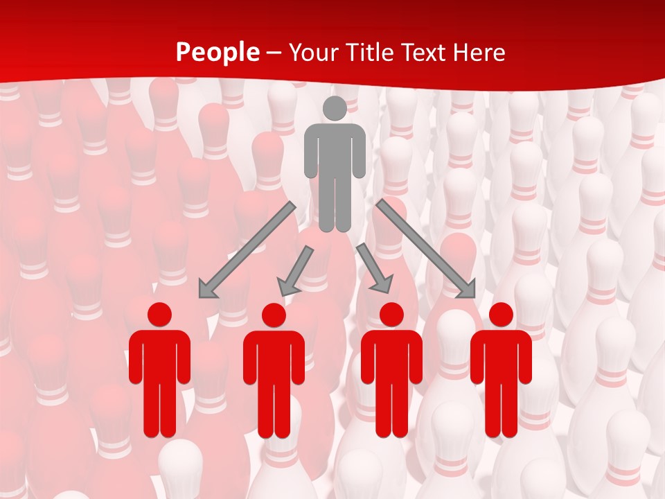 Team White Vector PowerPoint Template