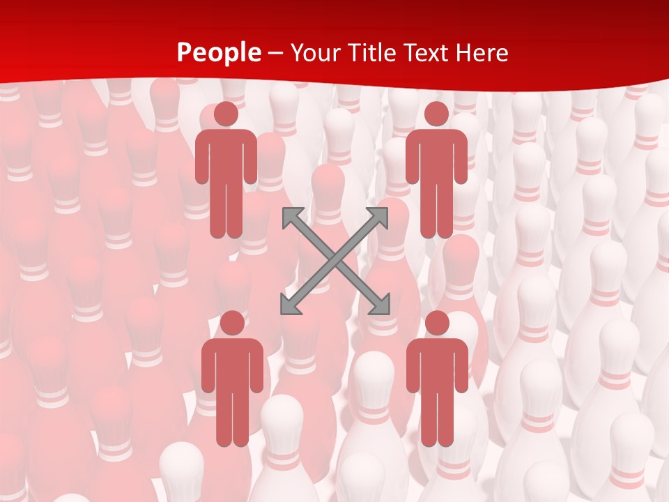 Team White Vector PowerPoint Template