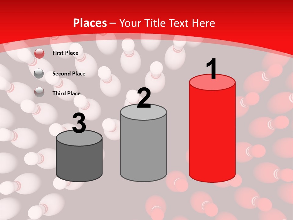 Aspiration Out Bowling PowerPoint Template