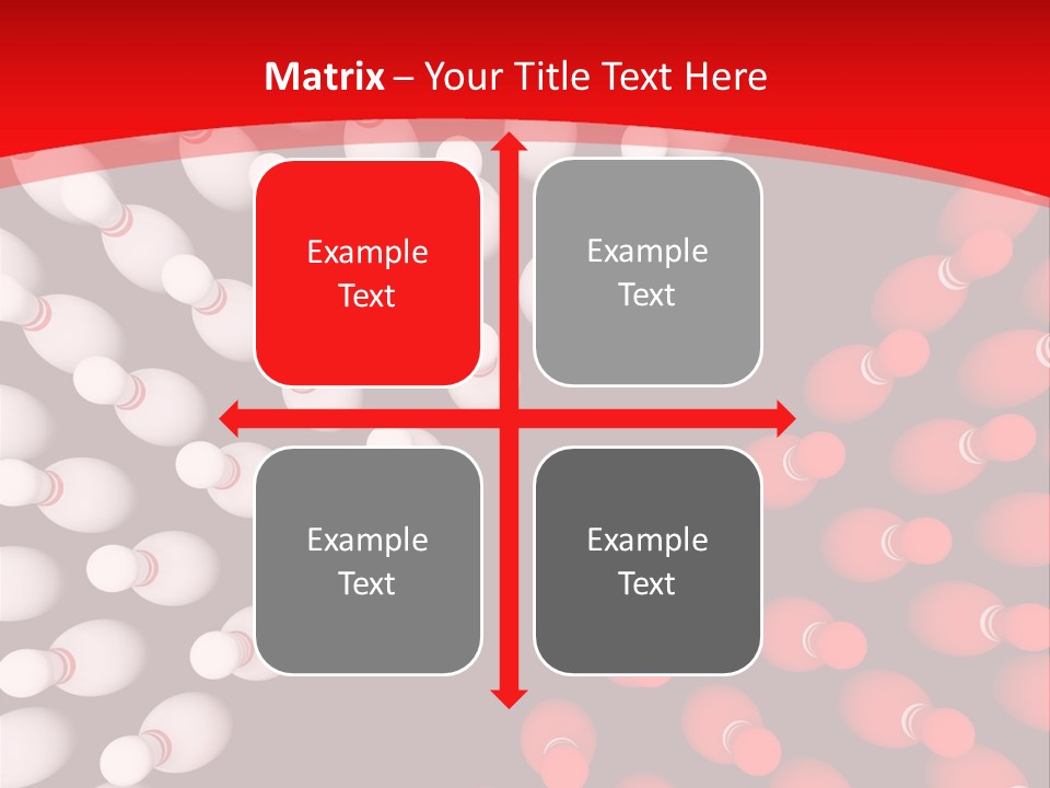 Aspiration Out Bowling PowerPoint Template