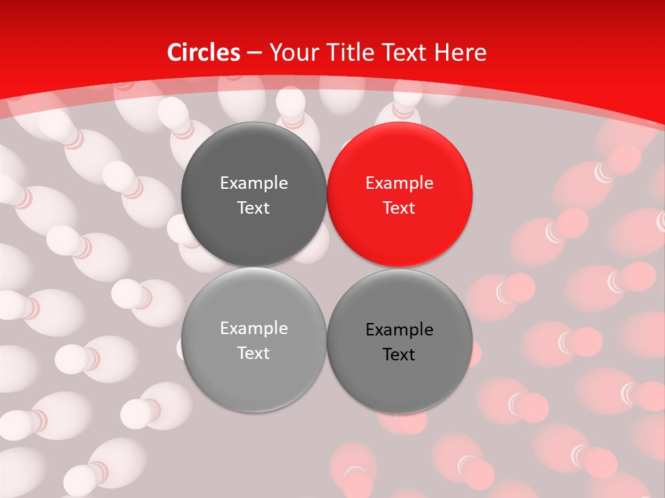 Aspiration Out Bowling PowerPoint Template