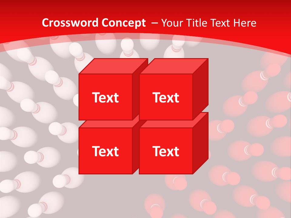 Aspiration Out Bowling PowerPoint Template