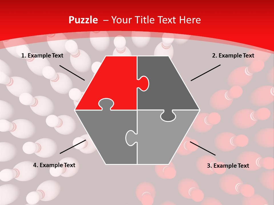 Aspiration Out Bowling PowerPoint Template