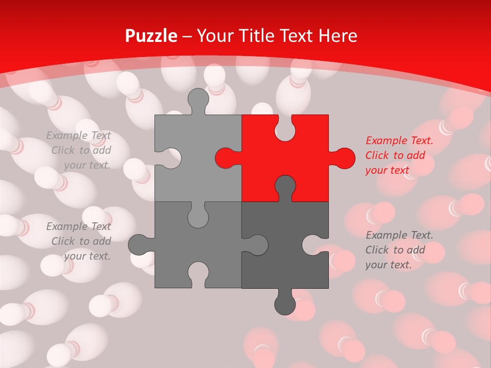 Aspiration Out Bowling PowerPoint Template