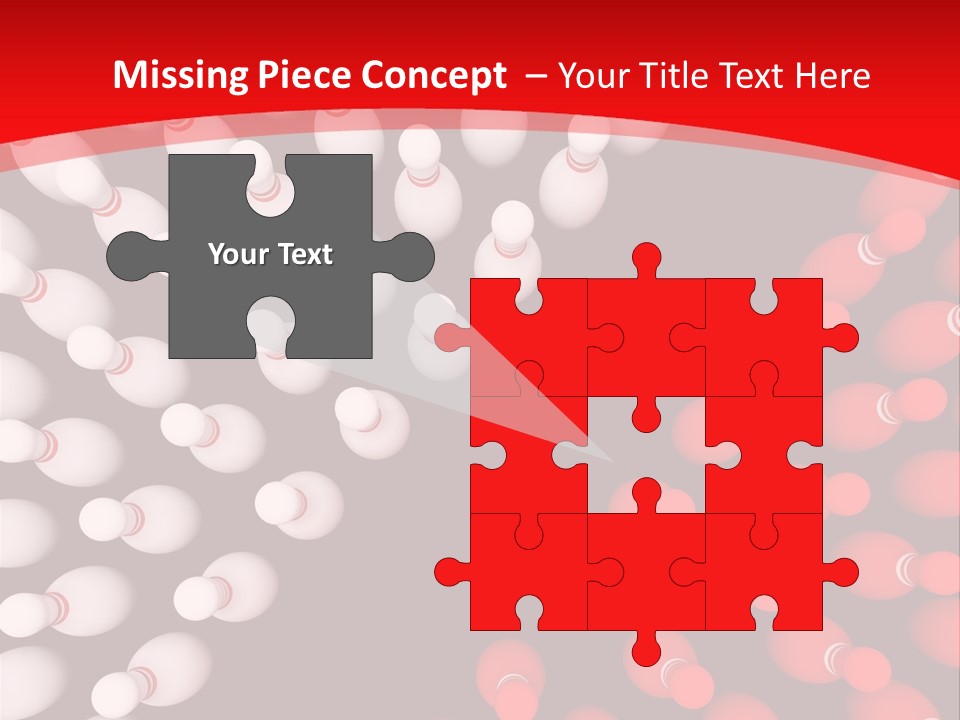 Aspiration Out Bowling PowerPoint Template