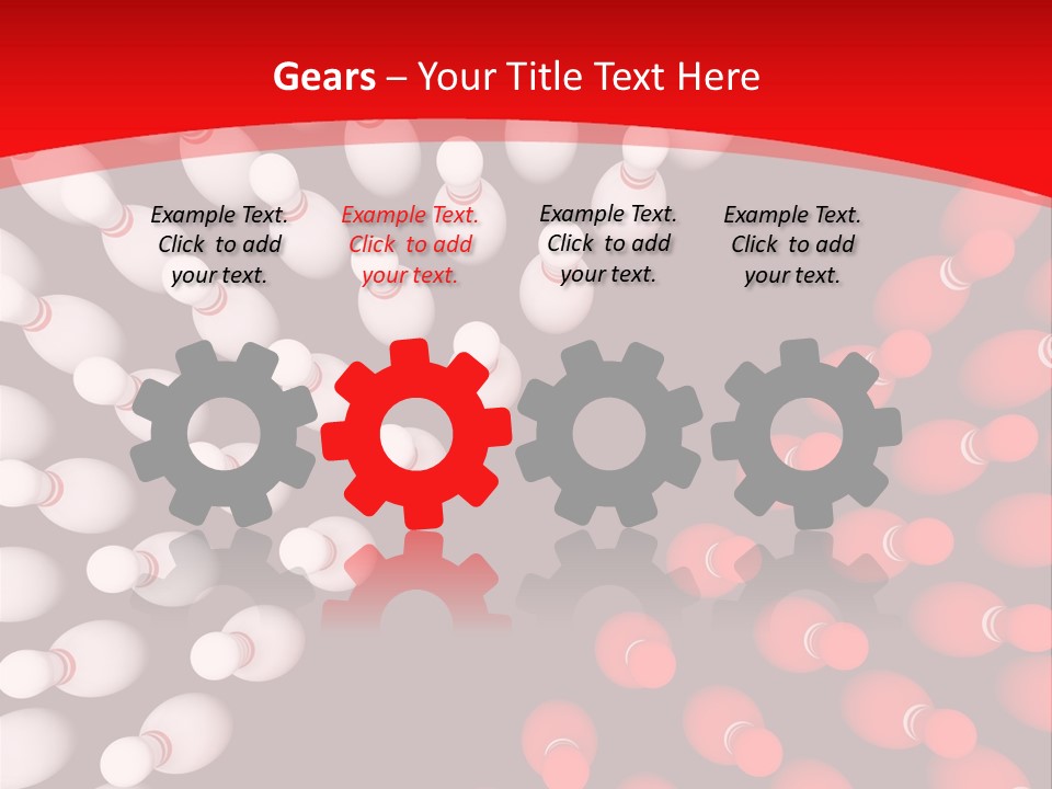 Aspiration Out Bowling PowerPoint Template