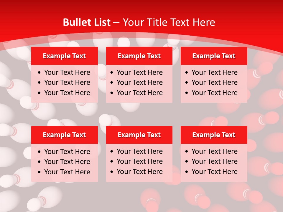 Aspiration Out Bowling PowerPoint Template