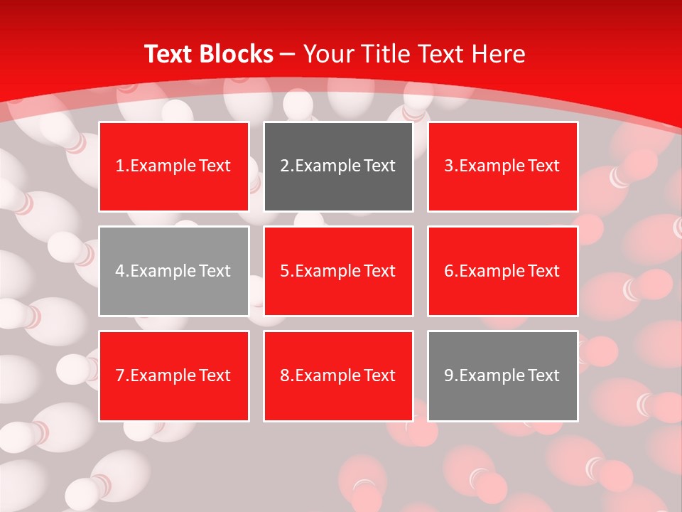 Aspiration Out Bowling PowerPoint Template