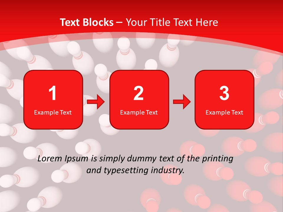 Aspiration Out Bowling PowerPoint Template
