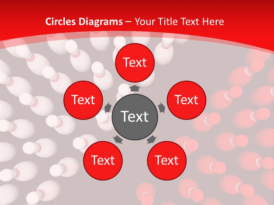 Aspiration Out Bowling PowerPoint Template