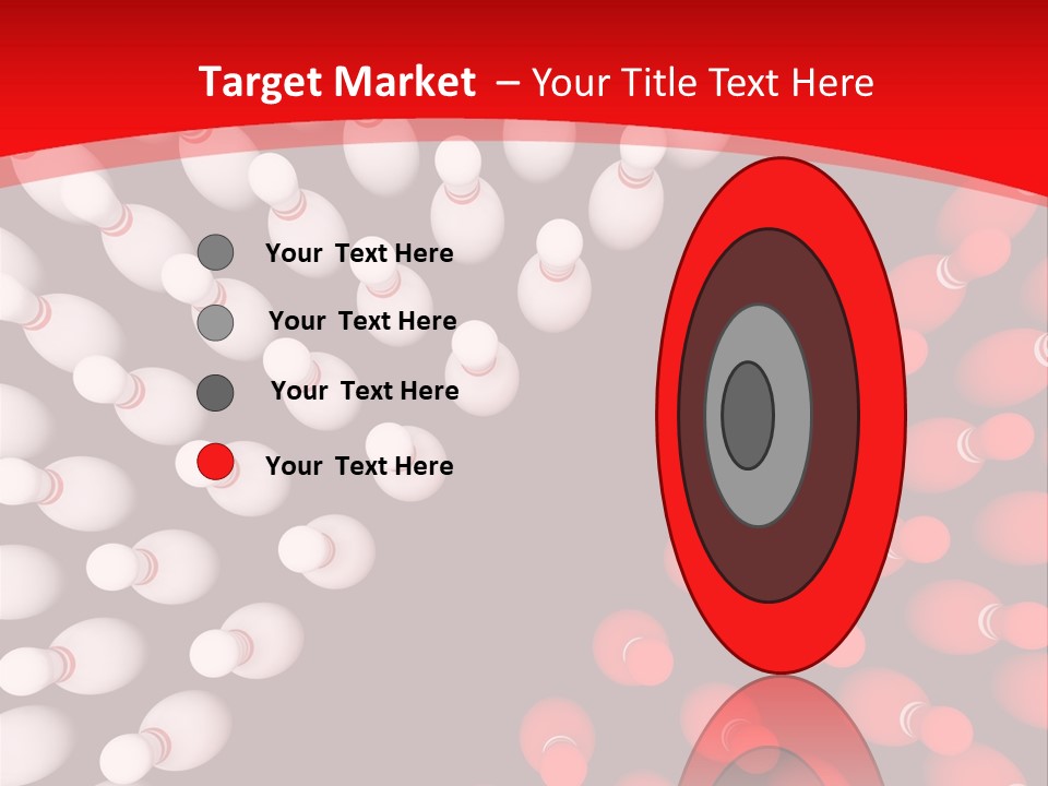 Aspiration Out Bowling PowerPoint Template