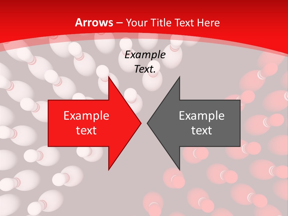 Aspiration Out Bowling PowerPoint Template