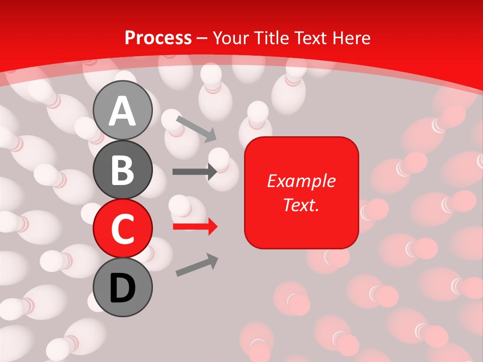Aspiration Out Bowling PowerPoint Template