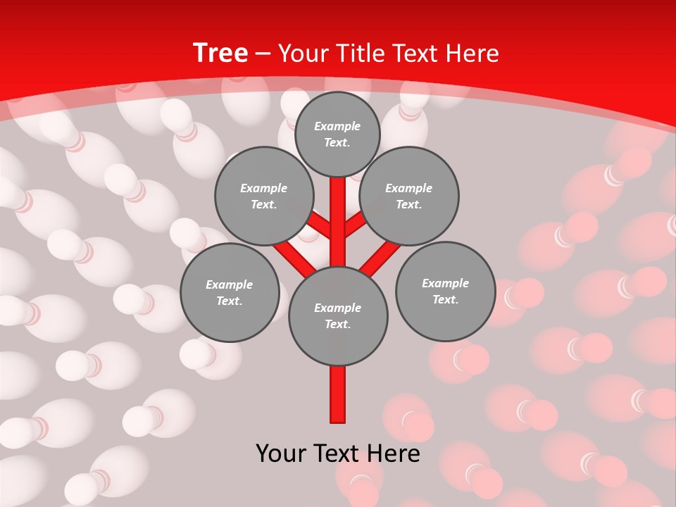 Aspiration Out Bowling PowerPoint Template