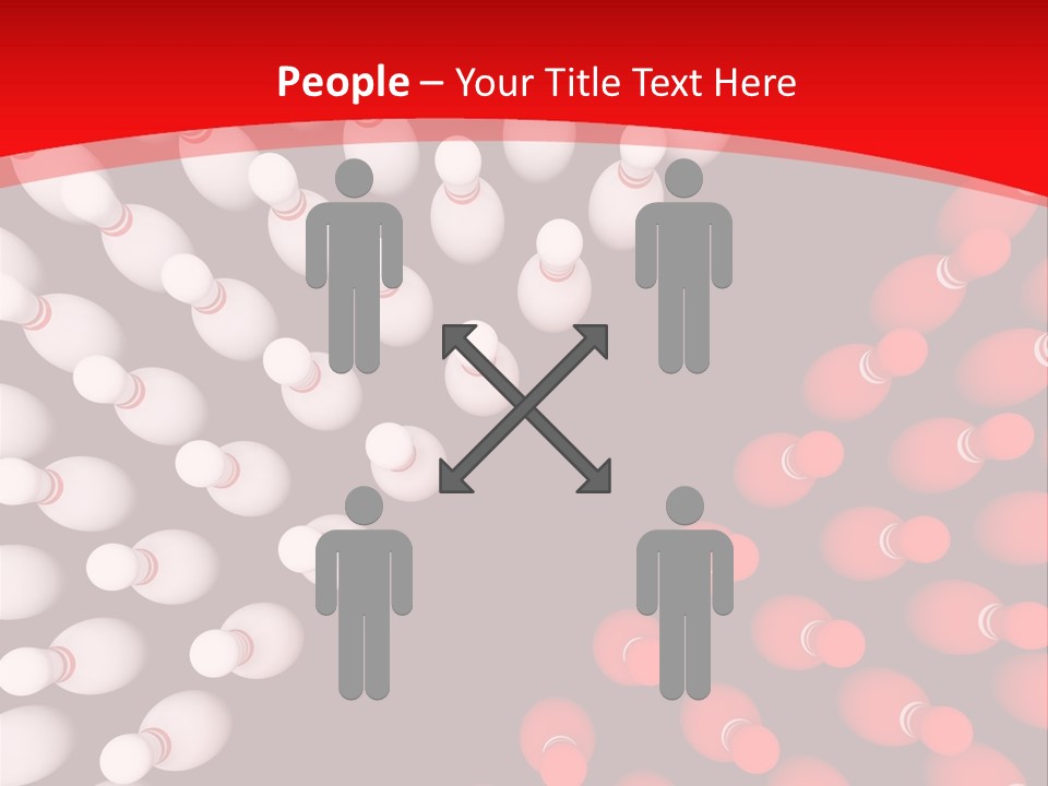 Aspiration Out Bowling PowerPoint Template