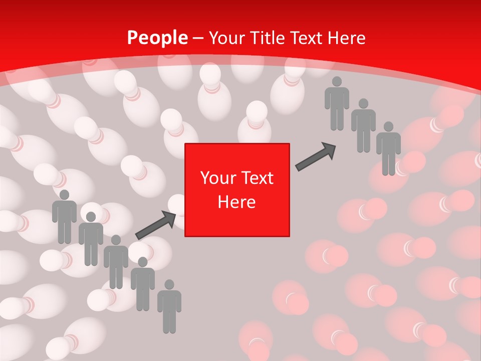 Aspiration Out Bowling PowerPoint Template