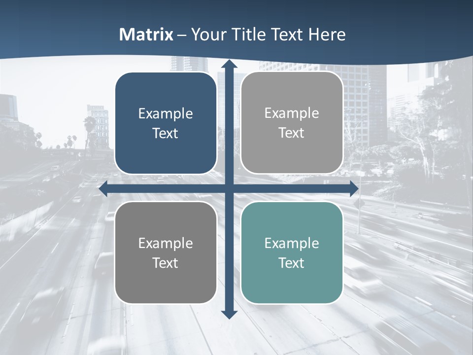 Sky Fast Bridge PowerPoint Template