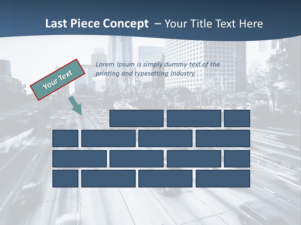 Sky Fast Bridge PowerPoint Template