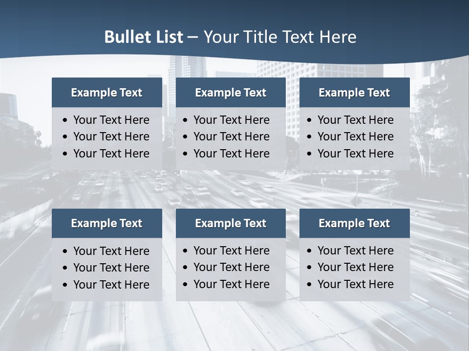 Sky Fast Bridge PowerPoint Template