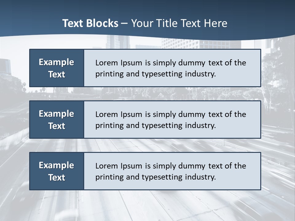 Sky Fast Bridge PowerPoint Template
