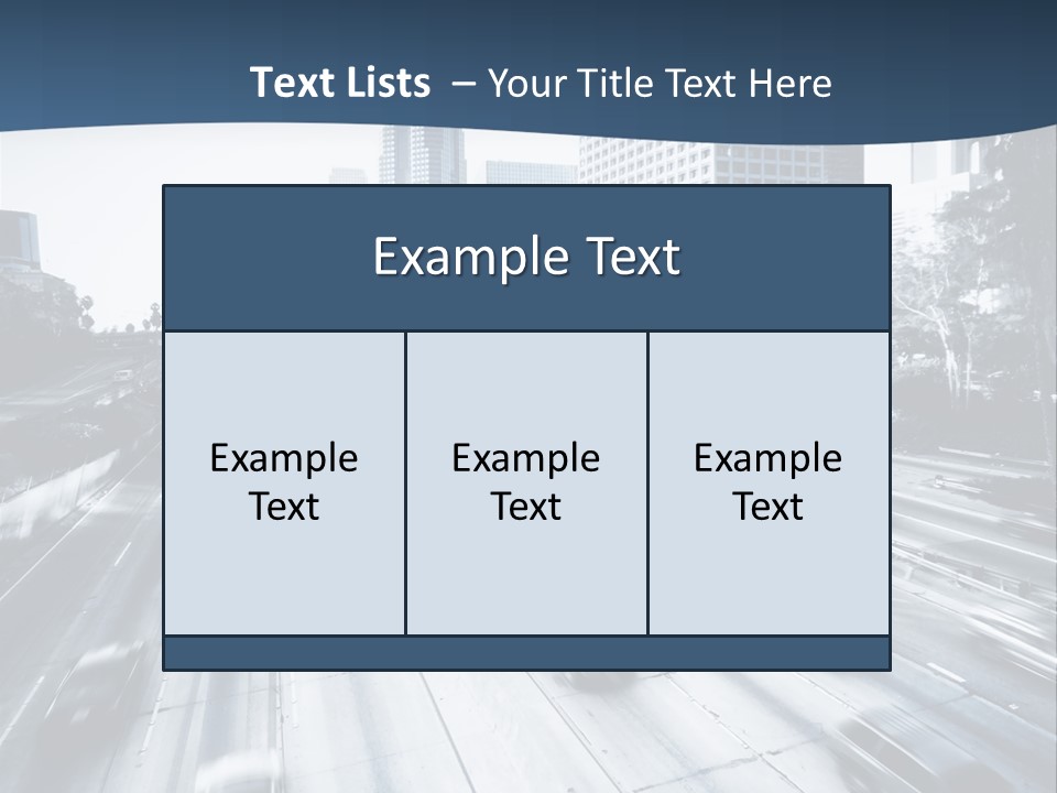 Sky Fast Bridge PowerPoint Template