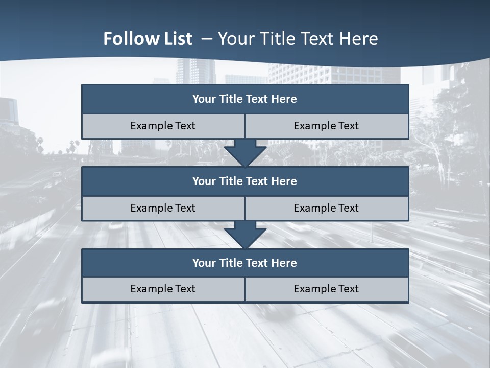 Sky Fast Bridge PowerPoint Template