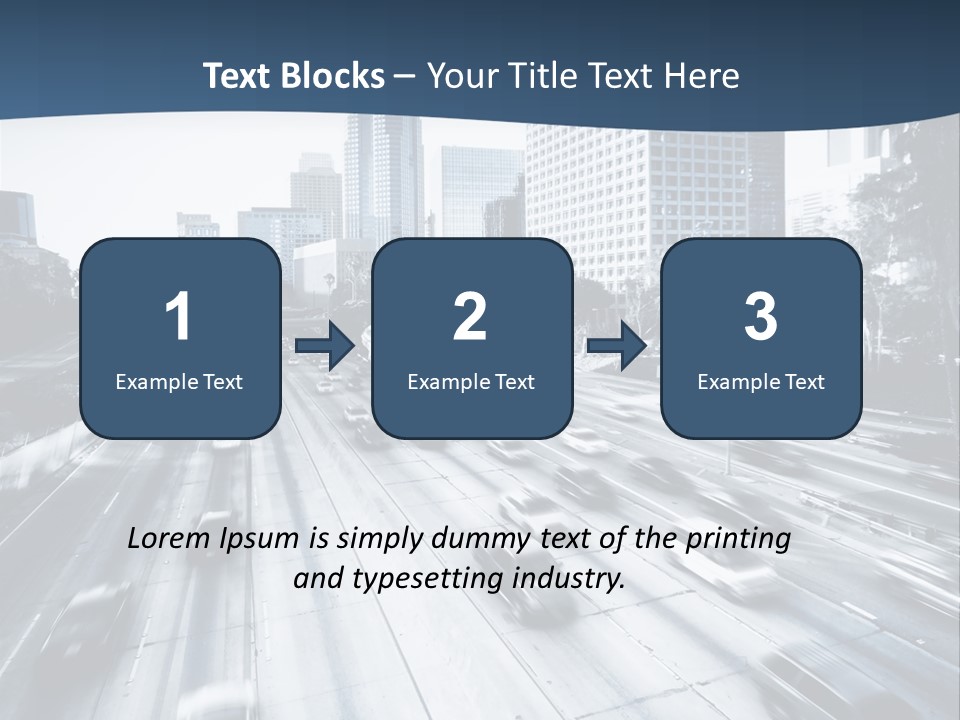 Sky Fast Bridge PowerPoint Template