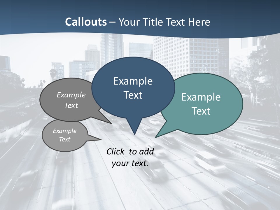 Sky Fast Bridge PowerPoint Template