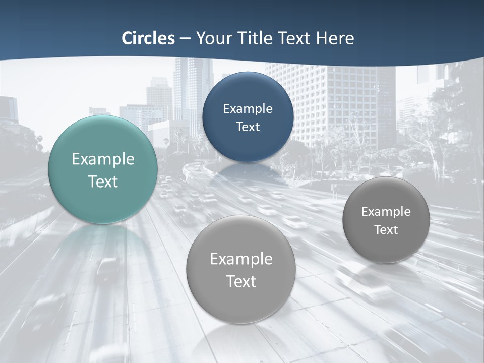 Sky Fast Bridge PowerPoint Template