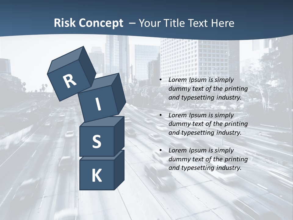 Sky Fast Bridge PowerPoint Template