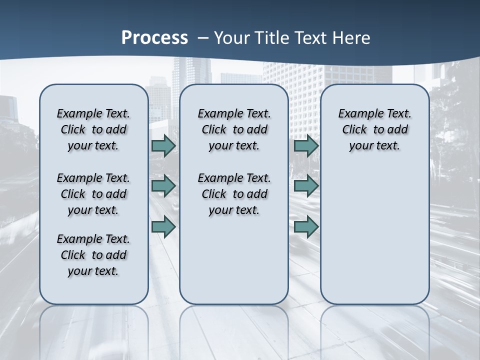 Sky Fast Bridge PowerPoint Template