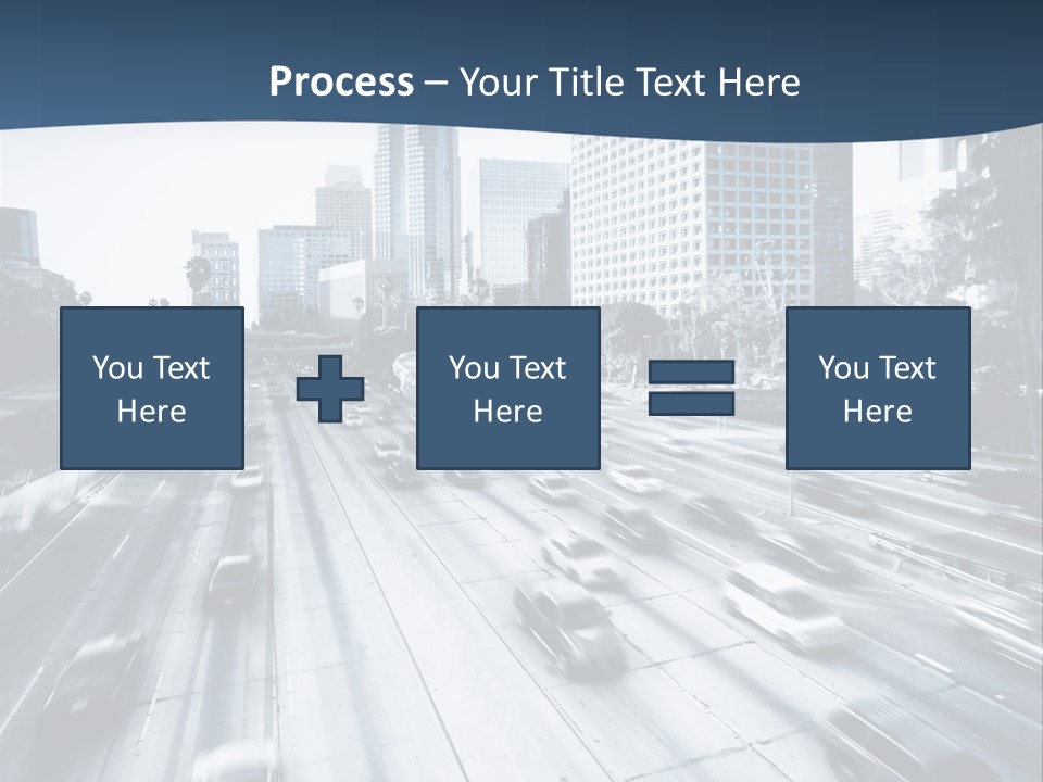 Sky Fast Bridge PowerPoint Template