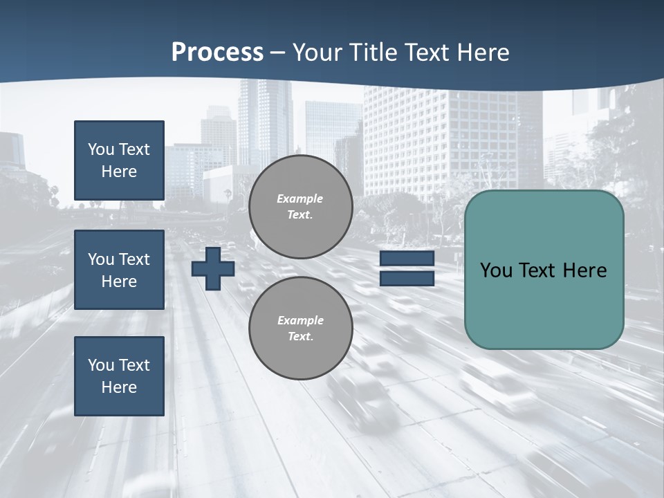 Sky Fast Bridge PowerPoint Template