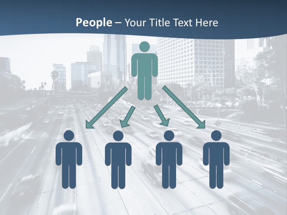 Sky Fast Bridge PowerPoint Template